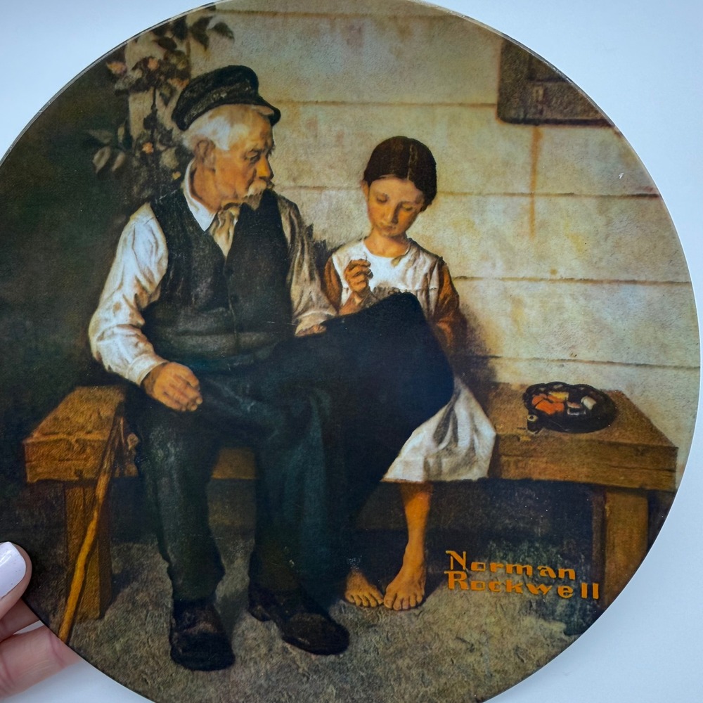Lot of 2 Norman Rockwell Heritage Collector Plates - Picture 3 of 5